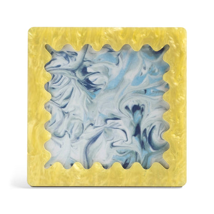 Wavy Yellow Photo Frame