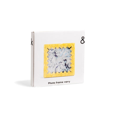 Wavy Yellow Photo Frame