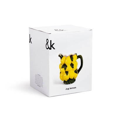 Lemon Jug packaging shown on a white seamless background.