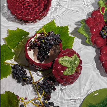 Grape Bowl with Lid