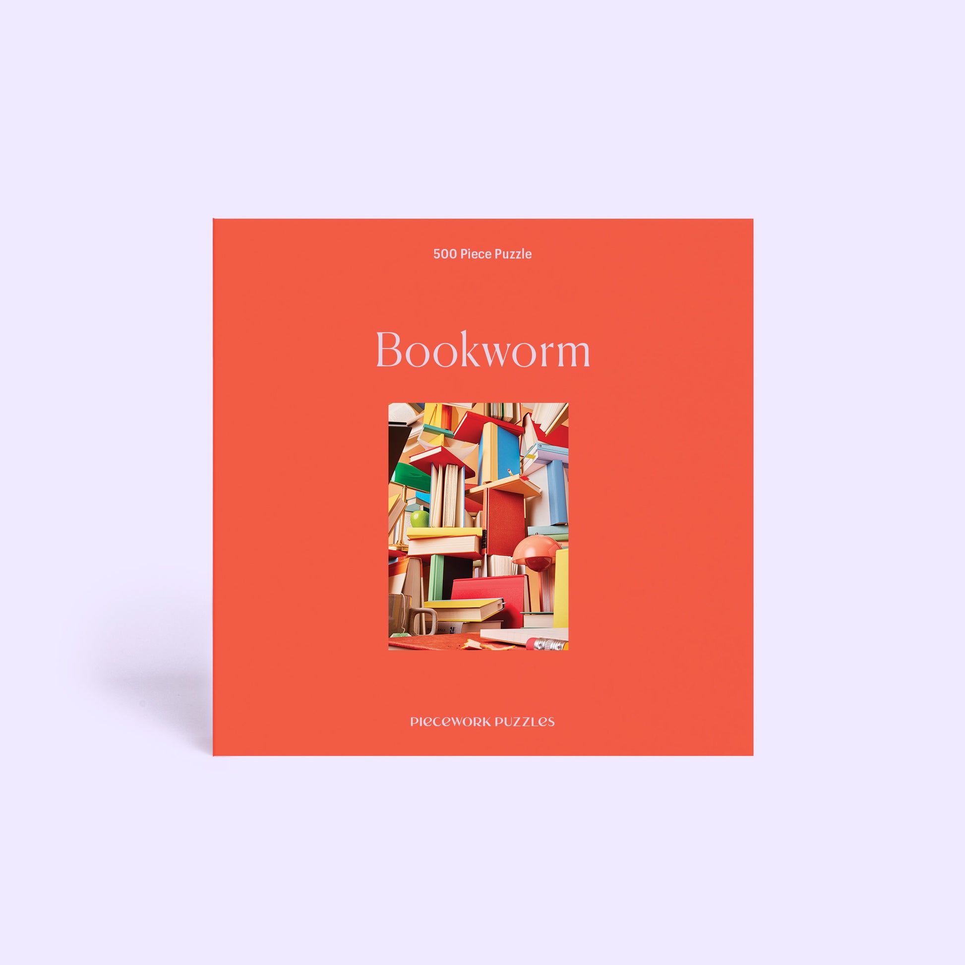 Box for Bookworm, a 500-Piece Puzzle from Piecework Puzzles.