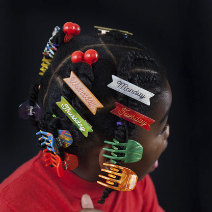 Days of the Week Hair Clips