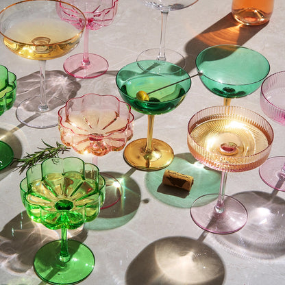 Flower Champagne Coupe