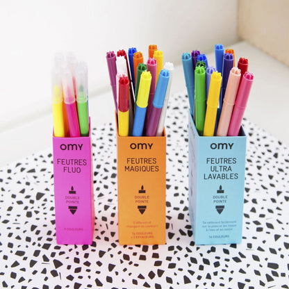 Double-Tipped Ultra-Washable Markers