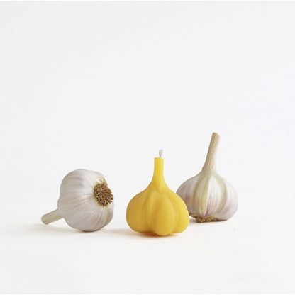 Garlic Candles, Set of 2