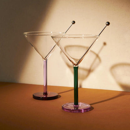Piano Cocktail Glasses