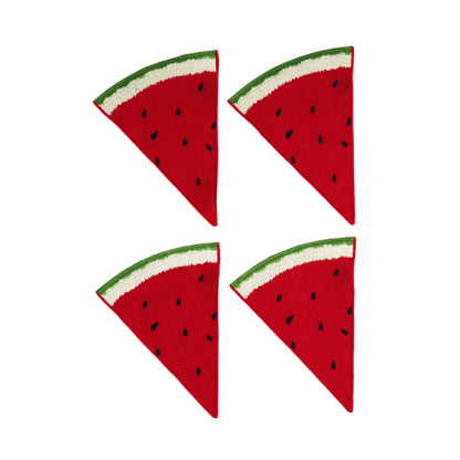 Watermelon Cocktail Napkins, Set of 4